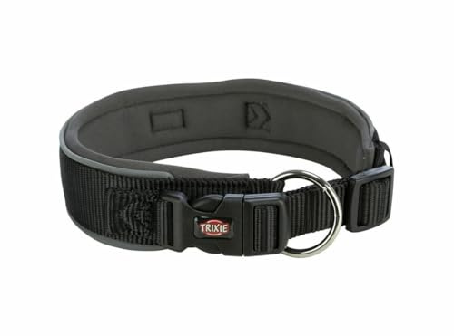 Collare per Cane Trixie Premium Nero Grafite M/L 40-48 cm - Marca: Trixie - EAN: 4053032658585