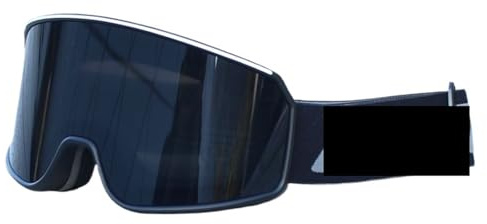 Skidglasögon dubbla lager anti-dimma skidglasögon snö snowboard glasögon snöskoter glasögon utomhus sport googlar dam (vit)