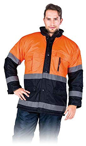Reis Blue-Orange-J_3Xl Isolierte Schutzjacke, Orange-Dunkelblau, 3XL Größe