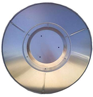 LOFAMI Outdoor-Heizung Schild Ersatz Aluminium Heizstrahler Zubehör Hitzereflektor Schild Silber