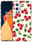 GlamCase for OnePlus 9 Pro, OnePlus 9 Pro Case - Cherry Watercolor Pattern Design Printed Slim & Sleek Cute Plastic Hard Snap on Protective Designer Back Phone Case/Cover for OnePlus 9 Pro White