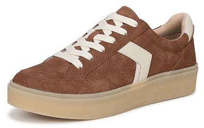 Dr. Scholl's Women's Madison Lace Sneaker Dark Honey Brown 9 M