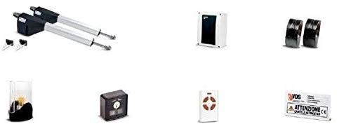 Dieffematic Kit 2 Ante per CANCELLI Fino A 5 MT Kit EGO-400 230 V VDS 11020/2 AUTOMAZIONI