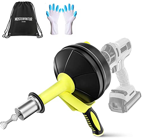 Meisterfaktur Déboucheur de tuyaux - 7,5 mètres - furet canalisation pour un nettoyage écologique des tuyaux