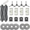 JoyBros Accessori per Dreame L40 Ultra AE L10s PRO Ultra Heat/L10s Ultra Gen 2 Mova E30 Mocio/Panni X6; Sacchetto X4; Filtro X4; Spazzole Principali X2; Spazzole Laterali X4 Ricambi