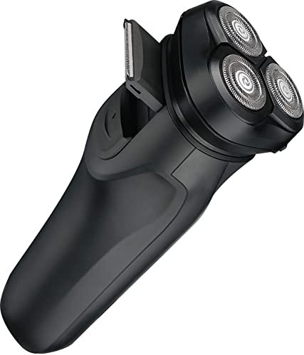 Sichler Men's Care Rasierapparat: 2in1-Akku-Rasierer mit Präzisionstrimmer & 3D-Scherköpfen, IPX7 (Herrenrasierer, Trockenrasierer, Haarschneider)
