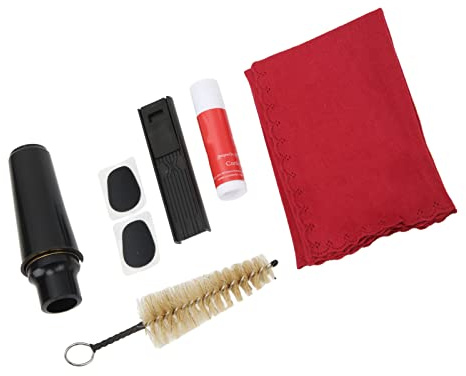 Kit di Bocchino Sassofono Alto Bocchietti di Sassofoni Standard con Pennello per Cuscinetti per Principianti per Studenti Principianti