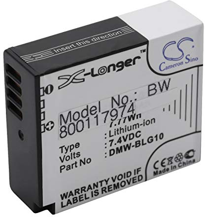 vhbw Akku Ersatz für Leica BP-DC15E, BP-DC15 für Kamera (980 mAh, 7,4 V, Li-Ion)