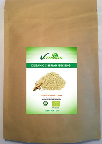Ekologiskt Sibirisk Ginsengpulver (Siberian Ginseng Powder) (400g)