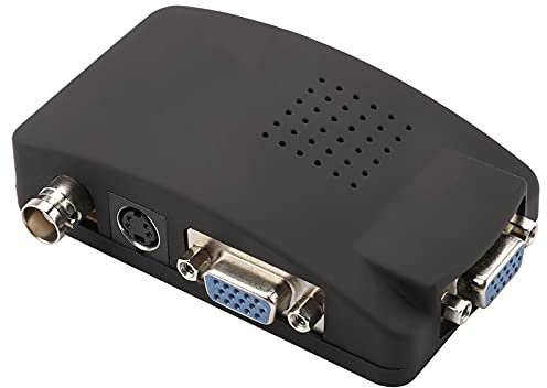 Garsent VGA to HDMI Converter, CCTV BNC S-video To VGA HD Converter Adapter USB to VGA Adapter for CCTV DVR PC Laptop to TV Displays Monitor Projector