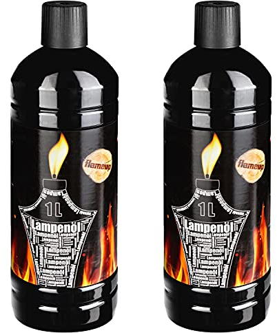 Flameup Lampenoel Lampenöl Petroleum Lampe Garten Oel Fackeln Fackel Laterne Öl Innen Camping 2 Liter Flasche Outdoor Oil Öllampe flüssig Gartenfackel