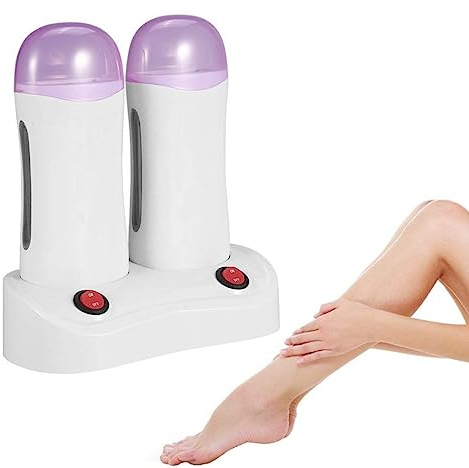 Wachswärmer für Wachspatronen - Doppelpatronen Wachsentfernungsvorrichtung - Haarentfernung Gerät für Wunderschöne Haut - ABS Material - Ungiftig und Harmlos