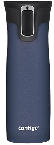 Contigo AUTOSEAL West Loop Vacuum-Insulated Stainless Steel Travel Mug with Easy-Clean Lid, 20oz., Midnight Berry