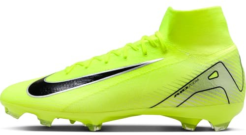 Nike Men Mercurial Superfly 10 Club High-top-fußballschuh für Normalen Rasen Soccer Shoe, Volt Black, 9 UK
