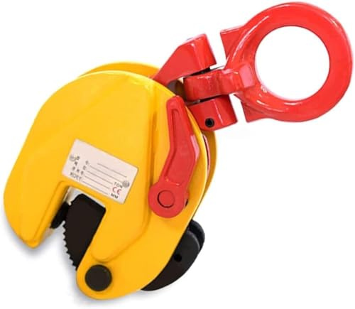 Abrazadera Vertical Industrial para Placas - Abrazadera de elevación de Alta Resistencia para Placas, Carga de Trabajo de 3 toneladas (6613 LB), Apertura de mordaza Ajustable de 0 a 30 mm