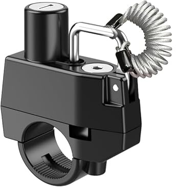 Candado para Casco de Moto para Kawasaki Brute Force 650 2009-2017, Bloqueo Multifuncional con Llaves, Protege tu Casco y Compatible con la Mayoría de Motos de Forma Segura