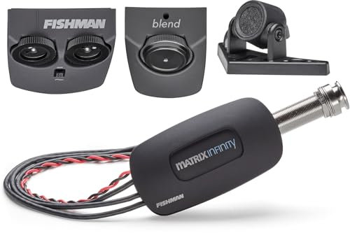 Fishman PRO-MAN-MBV Matrix Infinity Mic Blend Pickup System, Narrow Format