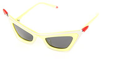 Moschino Damen MO-822S-04 Sonnenbrille, Gelb (Yellow), 48