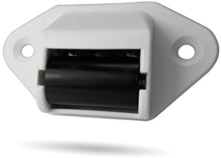 markiso®2X Rolladen Gurtführung,[Made iin Germany] Gurtleitrolle für Rollladengurt Minigurte bis 16mm Breite| Kunststoffrolle inkl. Bürstendichtung in Handwerkerqualität