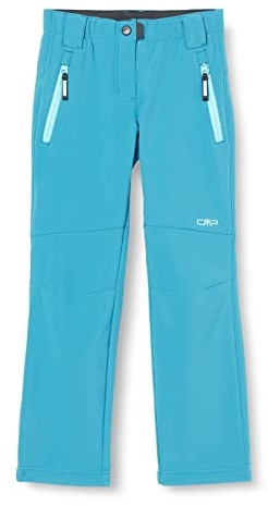 CMP - Pantaloni in Softshell da Bambini, Lake-Acqua, 164