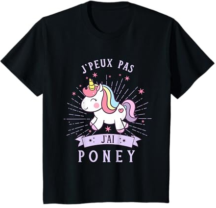 Équitation idée Cadeau Poney Fille T-Shirt