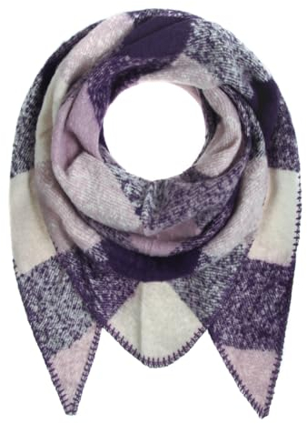 Majea Damenschal Winterschal Strickschal Damen Schal (880042) (lila 2)