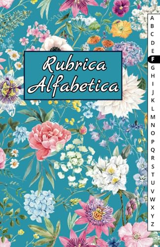 Rubrica Alfabetica A5: Quaderno a righe Tascabile Rubrica Telefonica Piccola