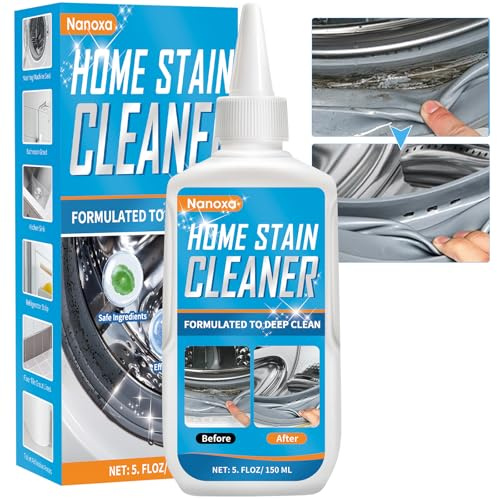 Nanoxa Household Stain Remover Gel, Effective Home Cleaner, Washing Machine Cleaner for Washing Machine Strips, Kitchen Sinks, Tiles, Grout, Bathroom, Refrigerator Strips