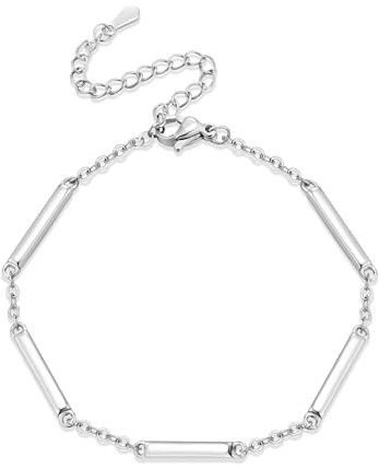 ALEXCRAFT silver 925 armband för kvinnor – justerbart lagerarmband justerbart lager armband armsmycken vänskapsarmband presenter för kvinnor flickor, Koppar