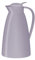 alfi ECO 1,0l, pastell lila, Isolierkanne mit hygienischem Hartglaseinsatz aus Kunststoff, Drehverschluss mit bequemer Drucktaste, Ausgießen mit einer Hand, ideal als Kaffeekanne, Teekanne, BPA-frei