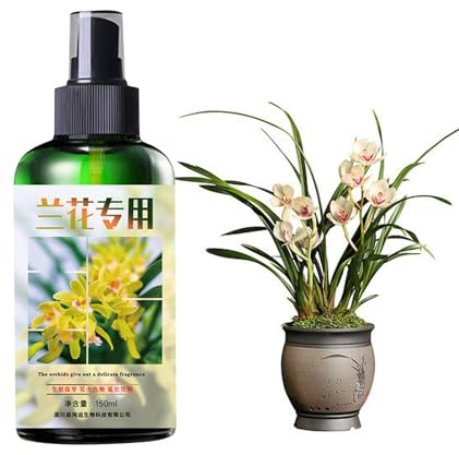 Orquídea De Enjuague De Aerosol Líquido - Refuerzo De Floración, Fortalecedor De Plantas | Solución De Nutrientes De 150 Ml Para Orquídeas, Potenciador Del Crecimiento De La Raíz, Cuidado De La Planta
