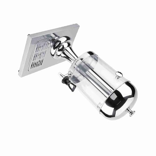 Xiuganpo Juice Extractor, Icke -toxiskt Rostfritt Stål -Multi Purpose Juice Machine Varm Förkylning för Hotellet för buffé för Hem för Bar för Restaurang (Single Head Silver)