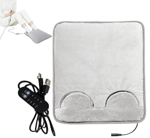 Bain de Pieds Chauffant - Chaussettes Chauffantes Hiver Chauffage Rapide | Temperature Reglable USB Pour Jambes Crampes Froid | Température Réglable Bureau Hiver Chambre Femmes Hommes Jambes Abdomen