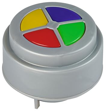 BIG Spielwarenfabrik 800056496 - Elektronisk Tuta - Elektronisk Tuta med Fyra Olika Knappar med 8 Roliga Ljud, Passar alla BIG Bobby Cars Rattar och Potta, Från 12 Månader, Tillverkad i Tyskland