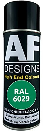 Alex Flittner Designs Barniz antioxidante 4 en 1 RAL 6029 verde menta metal barniz protector spray antioxidante pintura aerosol