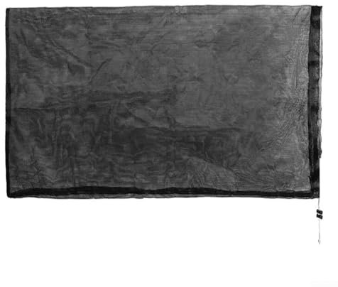 Zilimontt Sac à déchiqueteuse à bois pour broyeur de feuilles de 61 x 122 cm, grande capacité avec ouverture réglable, double clip de corde, collection efficace de paillis de bois