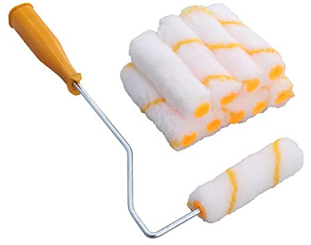 DOITOOL Ensemble De Peinture Murale 4 Pouces 21 Pièces De Peinture Au Latex Lavable Et Réutilisable Et Rouleau De Peinture Pour Débutant Pour La Maison Et Le Bureau