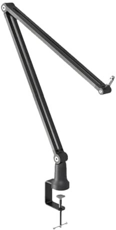 Rtxbvg Soportes de Brazo Articulado Ajustables Universales, Soporte de Micrófono de Tijera con Suspensión Metálica para Medios de Radio de Estudio de Juegos