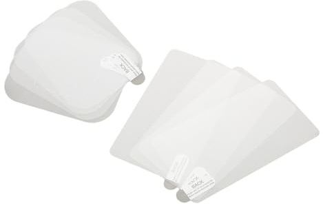 WEKADRIN 8pièces Film De Électrostatique pour Pare-Brise Autocollants De Montage pour Caméra De Tableau Bord Adhésif Statique Transparent Les Rayures