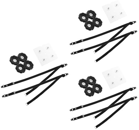 Generic 6pcs Adjustable Tv Safety Straps with Webbing Material for Tip-Over Prevention, Anti-tip Furniture Wall Anchors Designed for Living Room Use to Secure Tvs and Furniture