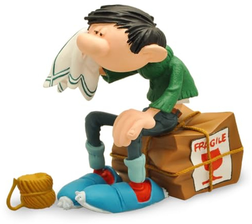 Plastoy VAR LAGAFFE-Figura-Gaston ömtålig Crate 24CM-3521320003160 figurer, 21218, flerfärgad