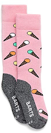 Barts Kids Skisocks Ice Cream Pink - Merino Warme bequeme Kinder Skisocken, Größe EU 27-30 - Farbe Pink
