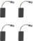 eMagTech 2 Paar Kohlebürsten 5 x 8 x 15 mm mit automatischer Abschaltung, kompatibel mit QUICAST 600 W GHT GHT600A1 Elektro-Heckenschere Elektrowerkzeug-Zubehör