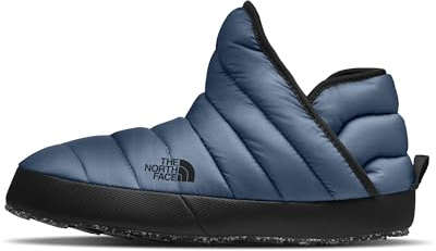 The North Face Men's Thermoball Traction Winter Bootie - Insulated, DWR Finish, Shady Blue/TNF Black, 7