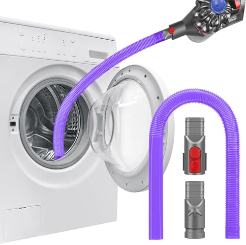 Flexibele Staubsauger Fugendüse für Dyson V15 V12 V11 V10 V8 V7 V6 Staubsauger, Flexibles Enge Fugen Saugadapter, zum Entfernen von Flusen aus Trocknern, Entlüftungsöffnungen und Auto