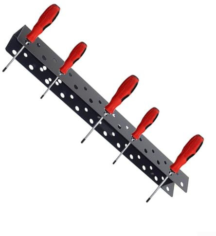 Robuster Schraubendreher-Organizer mit 23 Schlitzen für Werkbänke und Werkstätten