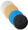 4 Piezas Tapón Lavabo Universal Silicona 15.5 CM Tapón de Drenaje Tapon Bañera Universal Tapón de Drenaje Grande Tapon Fregadero Cocina Dedrenaje de Silicona para Ducha (Negro Blanco Azul Gary)