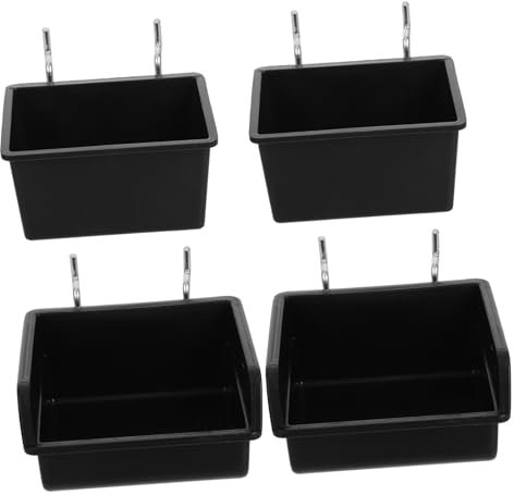COSMEVIVI 4pièces Paniers De Rangement Pour Panneau Perforé Organisateurs Pour Outils Supports Pour Vis Et Clés Accessoires De Garage Et Atelier