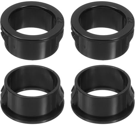 QUARKZMAN 38 Pcs Douille À Clip Pour Câble, Diamètre De Montage De 7/8 Noir Rond En Nylon Douille À Clip Protecteur Pour Câble, Douille En Plastique Pour Câblage