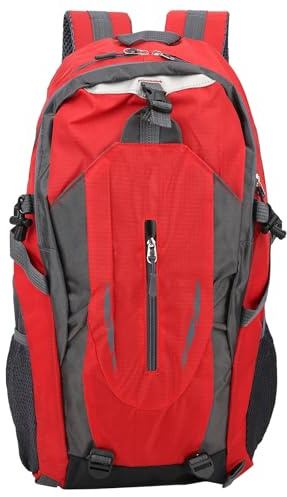 Klättra vandring utomhus sport ryggsäck 40l 6 färger (Röd)